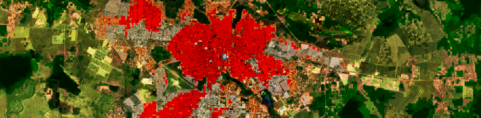 Mapa de Ilha de Calor Urbana