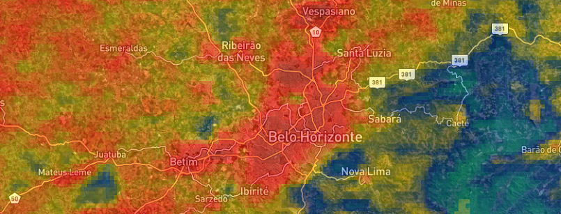 Mapa de temperatura